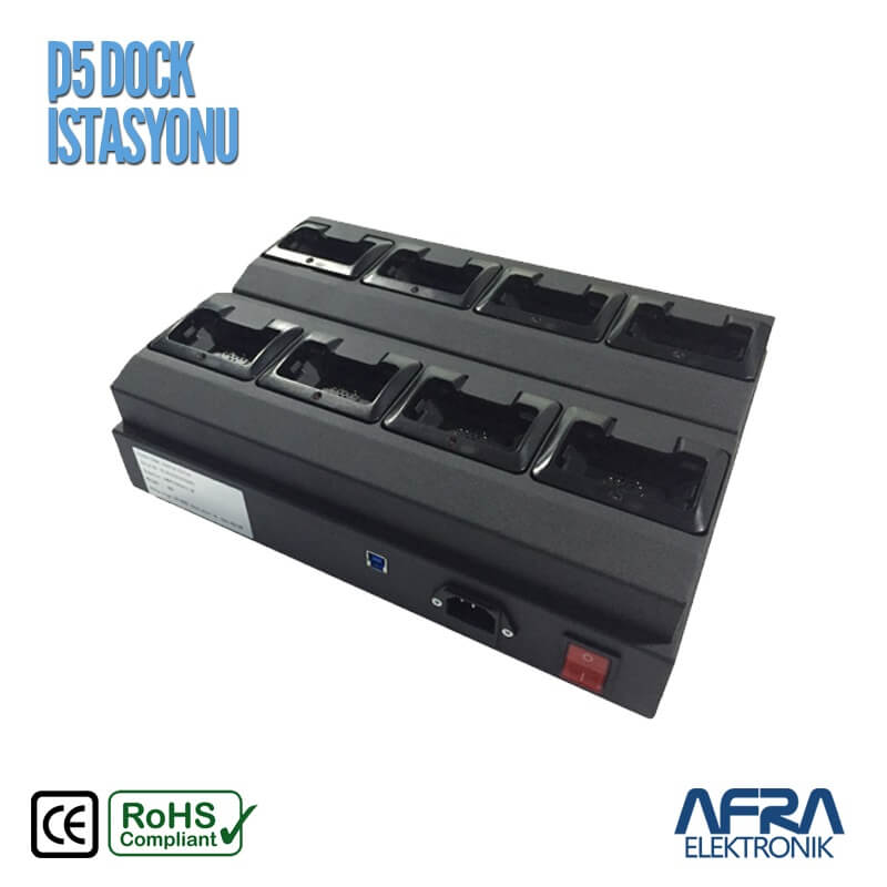 D5DOCK Afra D5 Dock Station Toplu Şarj ve Yedekleme İstasyonu - Görsel 1