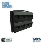 Afra D5 Dock Station Toplu Şarj ve Yedekleme İstasyonu - Görsel 2